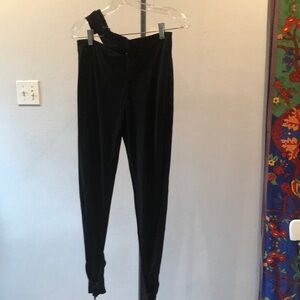 Strappy black pants